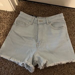 High Waisted Denim Shorts